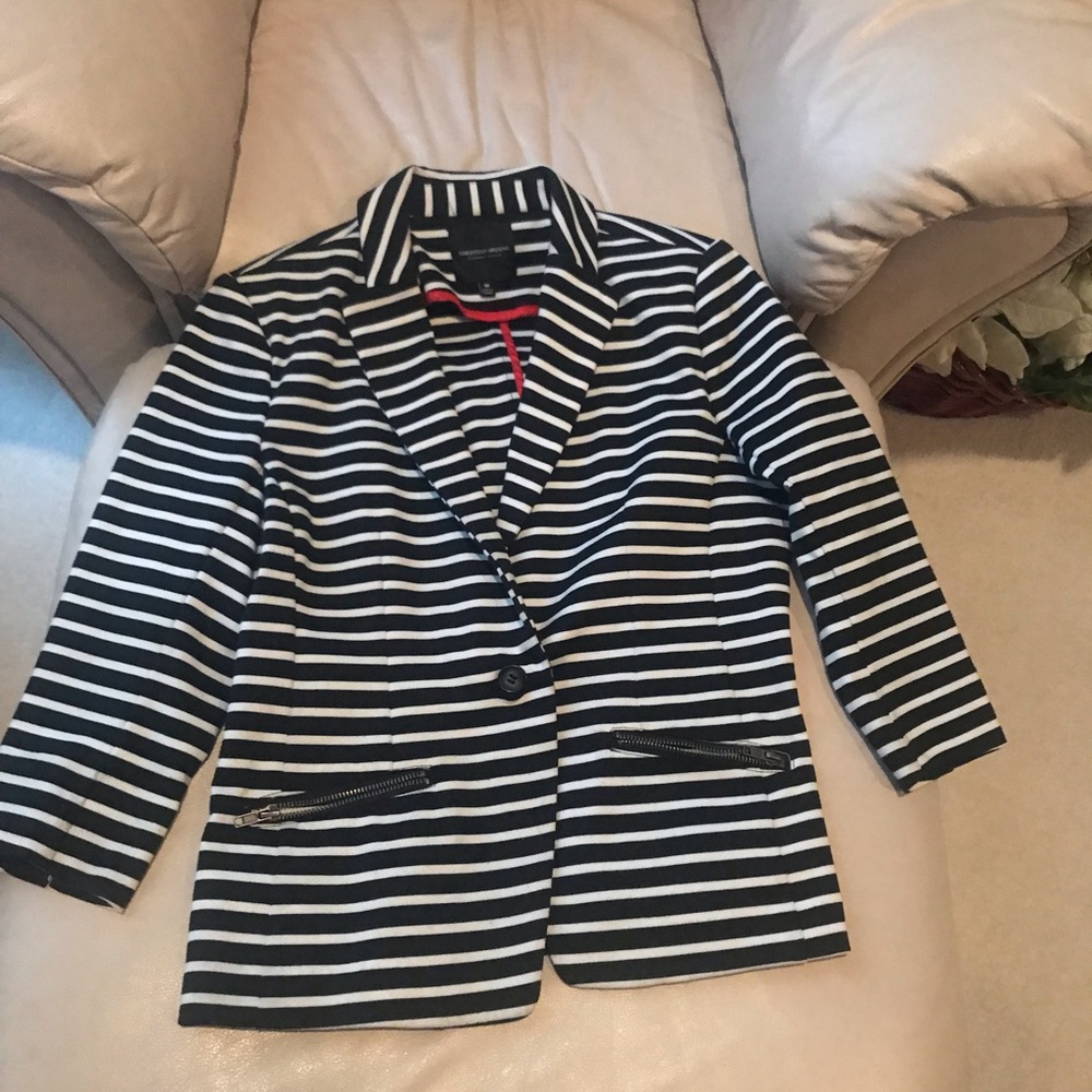Striped Suit Jacket